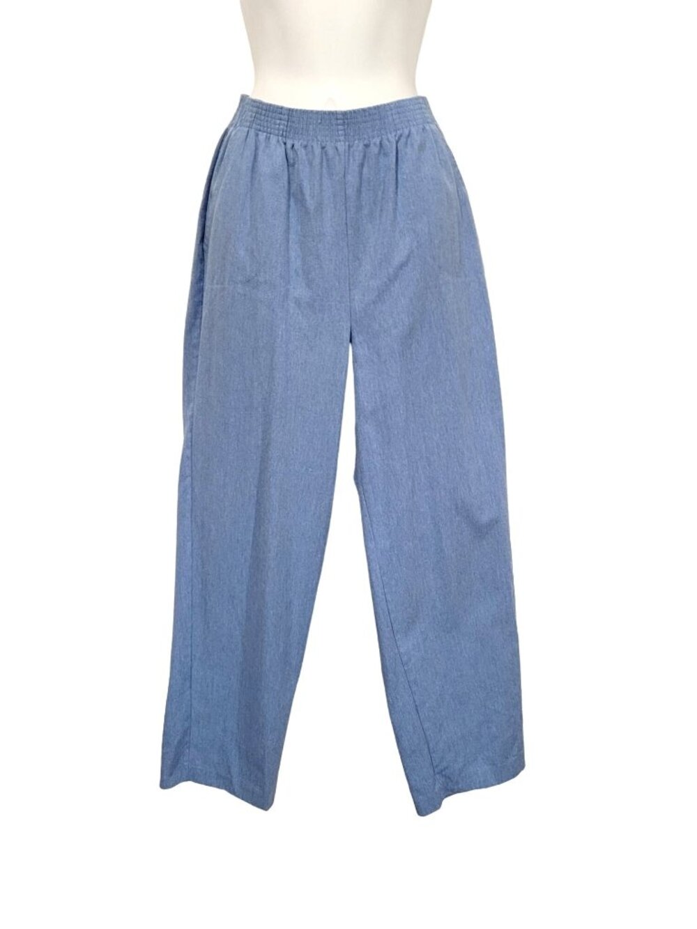 Southern Lady Jeans 10 Womens Blue Denim Elastic Waist USA Vintage HIgh Rise Pul